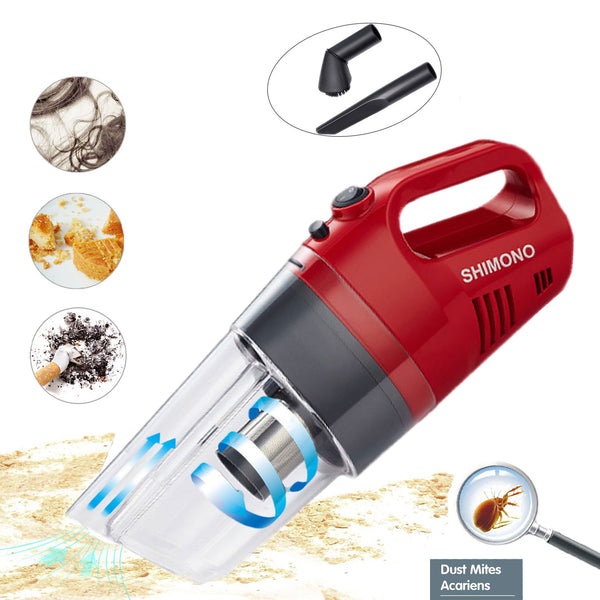 Shimono Pro-cyclone Bagless Car Vacuum SVC 1020-C Red - Shimono